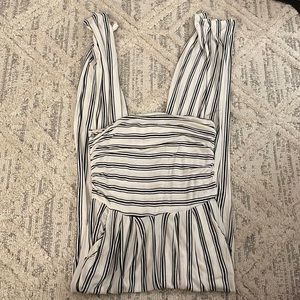 Striped jumpsuit